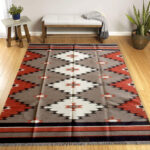 001- Modern Style Navajo Wool Kilim Rug